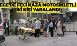 Kütahya'da Trafik Kazası Motosikletli Gençler Yaralandı
