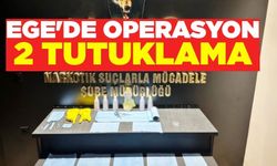 Ege'de uyuşturucu operasyonu: 2 tutuklama