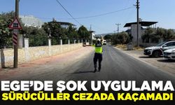 Ege'de "şok" trafik uygulaması