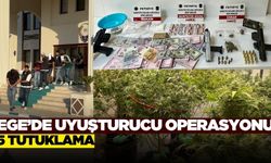 Ege'de uyuşturucu operasyonu: 5 tutuklama!