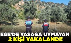 Ege'de yasağa uymayan şahıslar yakalandı