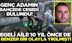 Egeli adam bahçede ölü halde bulundu