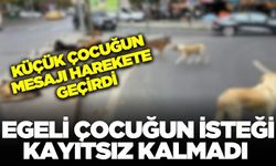 Egeli çocuğun isteği Valiliği harekete geçirdi!