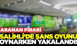 Salihli'de firari şahıs iddia oynarken yakalandı