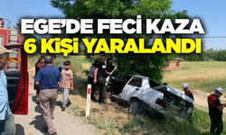 İki aracın çarpıştığı kazada 6 kişi yaralandı