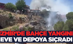 Bahçeden Yükselen Alevler Mahalleyi Ayağa Kaldırdı