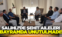 Kaymakam Güldoğan, Kurban Bayramı'nda şehit ailelerini yalnız bırakmadı