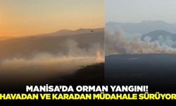 Kırkağaç Gelenbe'de Orman Yangını: Havadan ve Karadan Müdahale Sürüyor