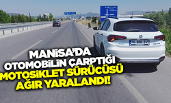 Kırkağaç'ta Trafik Kazası: Motosiklet Sürücüsü Ağır Yaralandı