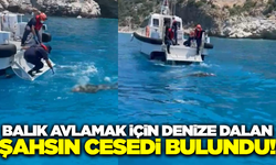 Muğla'da dalış yapan şahsın cansız bedenine ulaşıldı!