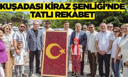 Kuşadası Kiraz Şenliği’nde Tatlı Rekabet