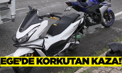Kütahya'da otomobil ile motosiklet çarpıştı: 1 yaralı