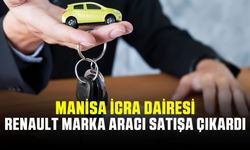 Manisa İcra Dairesi Renault Marka Aracı Satışa Çıkardı
