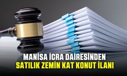 Manisa İcra Dairesi zemin kattaki daireyi satılığa çıkardı