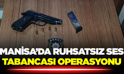 Kula'da Ruhsatsız Ses Tabancası Taşıyan Şahsa Ceza