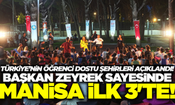 Manisa, öğrenci dostu şehirler arasında ilk 3'te!