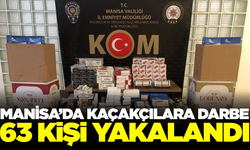 Manisa polisinden kaçakçılıkla mücadelede büyük başarı