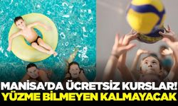 Manisa'da 7'den 70 'e herkes yüzecek!