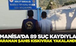 Manisa'da 89 suçtan aranıyordu!