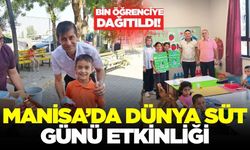 Manisalı miniklere süt dağıtıldı
