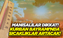 Manisa'da hava sıcaklıkları artacak!