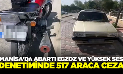 Manisa'da huzur kaçıran sürücülere milyonluk ceza kesildi