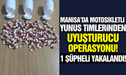 Manisa'da yunus timleri uyuşturucu ele geçirdi!