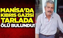 Manisa'da Kıbrıs Gazisi Tarlada Hayatını Kaybetti