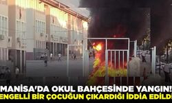 Manisa'da Okul Bahçesindeki Güvenlik Kulübesinde Yangın: Engelli Bir Çocuğun Çıkardığı İddia Edildi