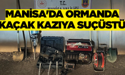 Manisa'da Ormanda Kaçak Kazıya Suçüstü: 3 Kişi Gözaltına Alındı