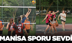 Manisa'da voleybol ve basketbol heyecanı yaşandı