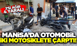 Manisa'da Zincirleme Kaza: 2'si ağır 4 yaralı