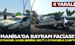 Manisa'da Zincirleme Kaza: 4 Yaralı