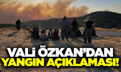 Manisa Valisi Vahdettin Özkan'dan yangın açıklaması!