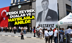 Manisa'nın 17 ilçesinde Ferdi Zeyrek için lokma ve pilav hayrı düzenlendi