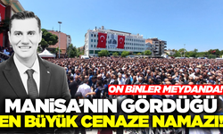 Manisa'nın Gördüğü En Büyük Cenaze: On Binler Başkan Zeyrek İçin Meydanları Doldurdu
