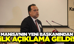 Manisa'nın yeni başkanından ilk açıklama geldi!
