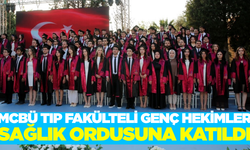 MCBÜ Tıp Fakültesi 25. dönem mezunlarını coşkuyla uğurladı