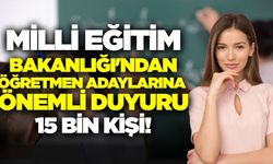 Öğretmen alımına ilişkin sözlü sınav duyurusu yayımlandı