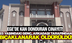 Muğla'da arkadaşını bıçaklayarak öldüren zanlı tutuklandı!