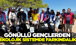 Muğla’da gönüllü gençler, temiz bir çevre için el ele verdiler