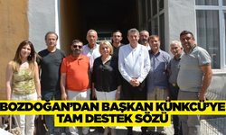 Muhammet Ali Künkcü’den Bozdoğan esnafına ziyaret