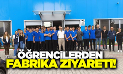 Kütahya'da öğrencilerden fabrika ziyareti!