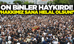 On Binler Tek Yürek: "Hakkımız Sana Helal Olsun" Nidalarıyla Başkan Zeyrek Son Yolculuğuna Uğurlandı"
