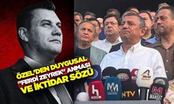 Özel'den duygusal Ferdi Zeyrek anısı