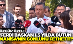 Özgür Özel, Başkan Zeyrek'in taziyesinde önemli açıklamalarda bulundu!