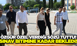 Özgür Özel, Nehir Zeyrek'i sınav bitimine kadar bekledi!