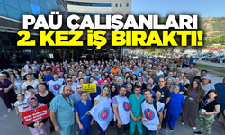 PAÜ sağlık çalışanlarından 2. iş bırakma eylemi: "Eşit İşe Eşit Ücret!"