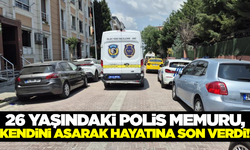Polis memuru hayatına son verdi!