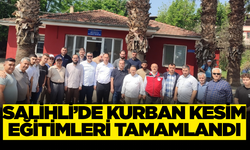 Salihli’de Kurban Kesim Kursu Tamamlandı
